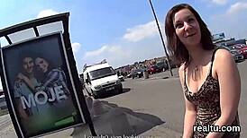 Perfect Czech teen seduced in the mall and penetrated in POV