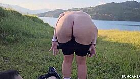 Thick Blonde Gets Intensely Fucked In The Wild