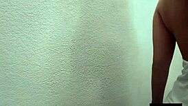 Kimmy Kimm Oils Up and Massages a Big Cock.