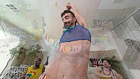 Taylor Sinn Gets Fucked by Two Huge Guys in Pride Threesome