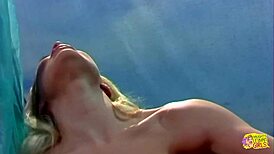 Blonde Fingers Herself, Then Gets Fucked By Brunette With Strap-On Cowgirl.