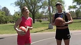 Longtime Friends Explore First Lesbian Clit Licking