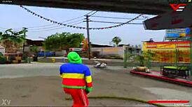 Act and Mira Gozada make academy players do oral sex on all fours. 😉