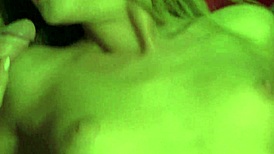 sexy beautiful girl gets fucked by two muscular males in a hardcore group session with interracial anal double penetration and cum in mouth