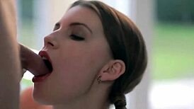 want to see beautiful blowjob babe suck it down?