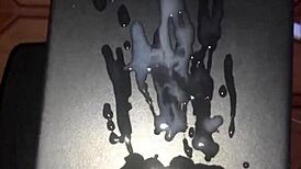 Skinny Amateur Strokes Her Big White Cock Until She Cums On Homemade Video