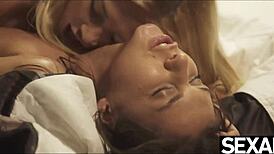 why not try a naked lesbian massage and lick each other's slick pussy?