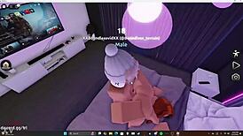 The redhead girl eagerly takes the big white cock deep inside her.