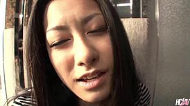 Japanese Milf Kaede Kuroki Gets Fucked Through Her Ripped Jeans