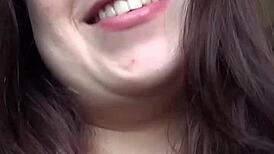 brunette babe bj and anal recorded in the restroom - mysexmobile