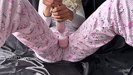 asian teen masturbates horny pussy for big squirt orgasm?