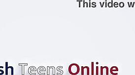 blue haired girl gets her pussy licked in homemade foreplay 😍