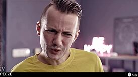 gamer girl gets banged after time freeze - lol match turns into pussy creampie and cum in mouth lobby