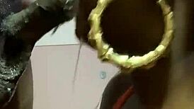 Picture this contrast: sloppy blowjob from a young, fat BBW milf that's wet and ebony