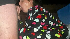 pov wife bent over for quick public fuck