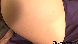 wow, brunette amateur bbw takes creampie from bbc! 🔥