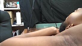 Deseree Performs Skinny Deepthroat Casting Audition