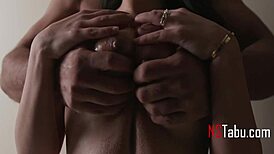 curvy milf teaches tiny teen real kiss