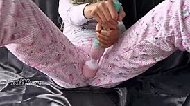 asian teen masturbates horny pussy for big squirt orgasm?