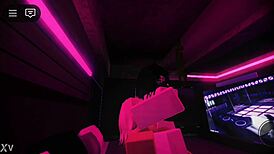 Fazendo um trabalho quente no Roblox