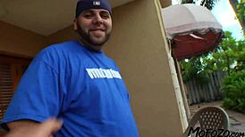 Mofozo Com - 18 Year Old Brunette Enjoys Doggystyle Position