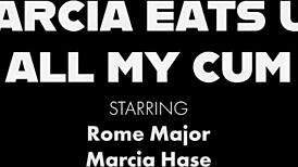 brunette marcia hase sucks rome majors dick and gets twat fucked