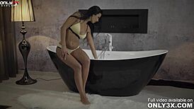 Only3x Only3x Brings You - Lustful Shalina Devine Masturbating Before Bath Time