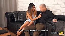 Debt4k The Sassy Russian Slut Roxy Lips Initiates Sex To Delay Debts