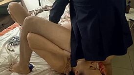 Sexy O2 1060 01 - White Amateur Milf Fucking In Satin Lingerie-Set Rose Panties Green Satin Nightie White Bra High-Heels Dogging Pussy Licked Asshole Fingered And Licked Pov