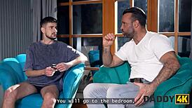 Daddy4k sexy and horny teen 18+ olivia zlota seducted all the men in the house