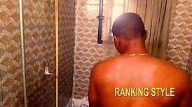 African queen got fucked by her boss in the bath