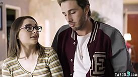 perv superstar takes advantage of timid teen reporter aften opal