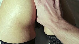 he fingers my wet pussy from behind until i cum hard