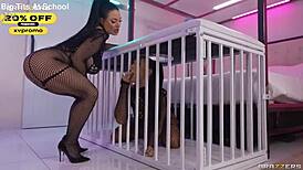 Angela White And Queenie Sateen In Uncaged Threeway Action!