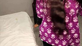 Shy indian girlfriend loses virginity intensely in bed with rough creampie passion