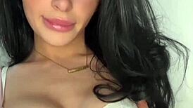 slutty british horny girlfriend experience in this webcam solo masturbation