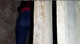 I Caught And Watched A Stranger In An Abandoned Place Masturbate In Jeans - Girls Fly Orgasm