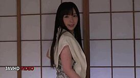 teen ruka kanae starts with a blowjob then gets fingered hard