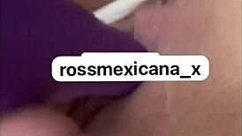 Rossmexicana Enjoys Dildo Deeply! Latina Beauty Moans Loudly. Hot Mexican Pleasure Never Stops!