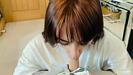 Best Deepthroat Continued with Cum Eating