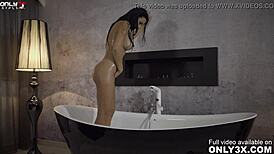 Only3x Only3x Brings You - Lustful Shalina Devine Masturbating Before Bath Time