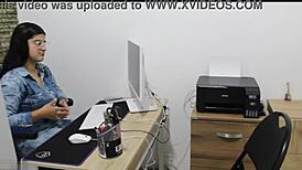 two milfs rub pussies until lesbian squirting orgasm