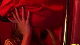 Two Blonde Strippers Fight But Make Up With Passionate Fingering