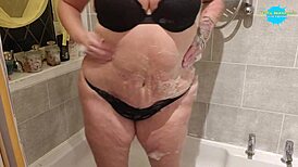 Steamy Bubbly Fun In The Bathtub