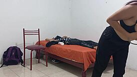 Capricious nurse treats patient by fondling big juicy tits