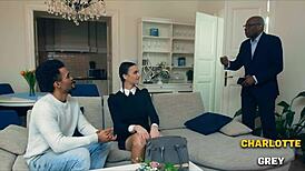 daddy4k slutty wednesday is cheating on her bf with big black cock shaved pussy 😏