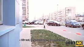 Debt4k The Sassy Russian Slut Roxy Lips Initiates Sex To Delay Debts