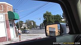 jizzelle ryder picked up by a black man