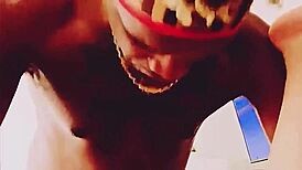 pov licking big ass guy's toes and feet bottoms