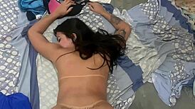 My young tattooed stepdaughter came on top, and I couldn't resist the temptation